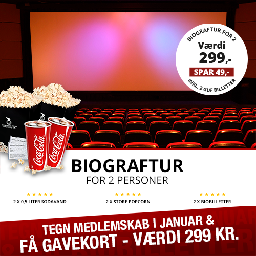 POPUP - Tegn medlemskab & Få biografbilletter 16.01.2019